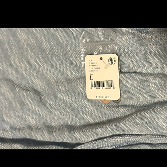 Women's Blue Long Sleeve Top - Picture 5 of 10